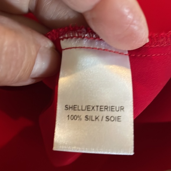 ADAM By Adam Lippes Red Silk Halter Top size XS - Picture 7 of 11